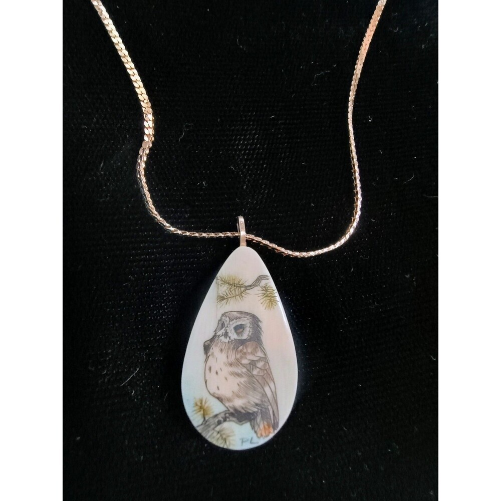 Scrimshaw Necklace